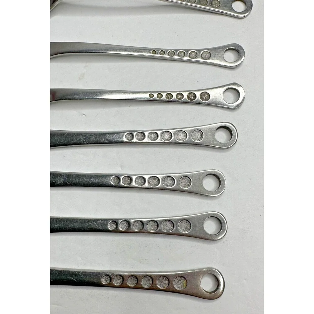 Rustfrit Sweden Circles Stainless Flatware Replacement Fork Knife Spoon‎ 9 Pc
